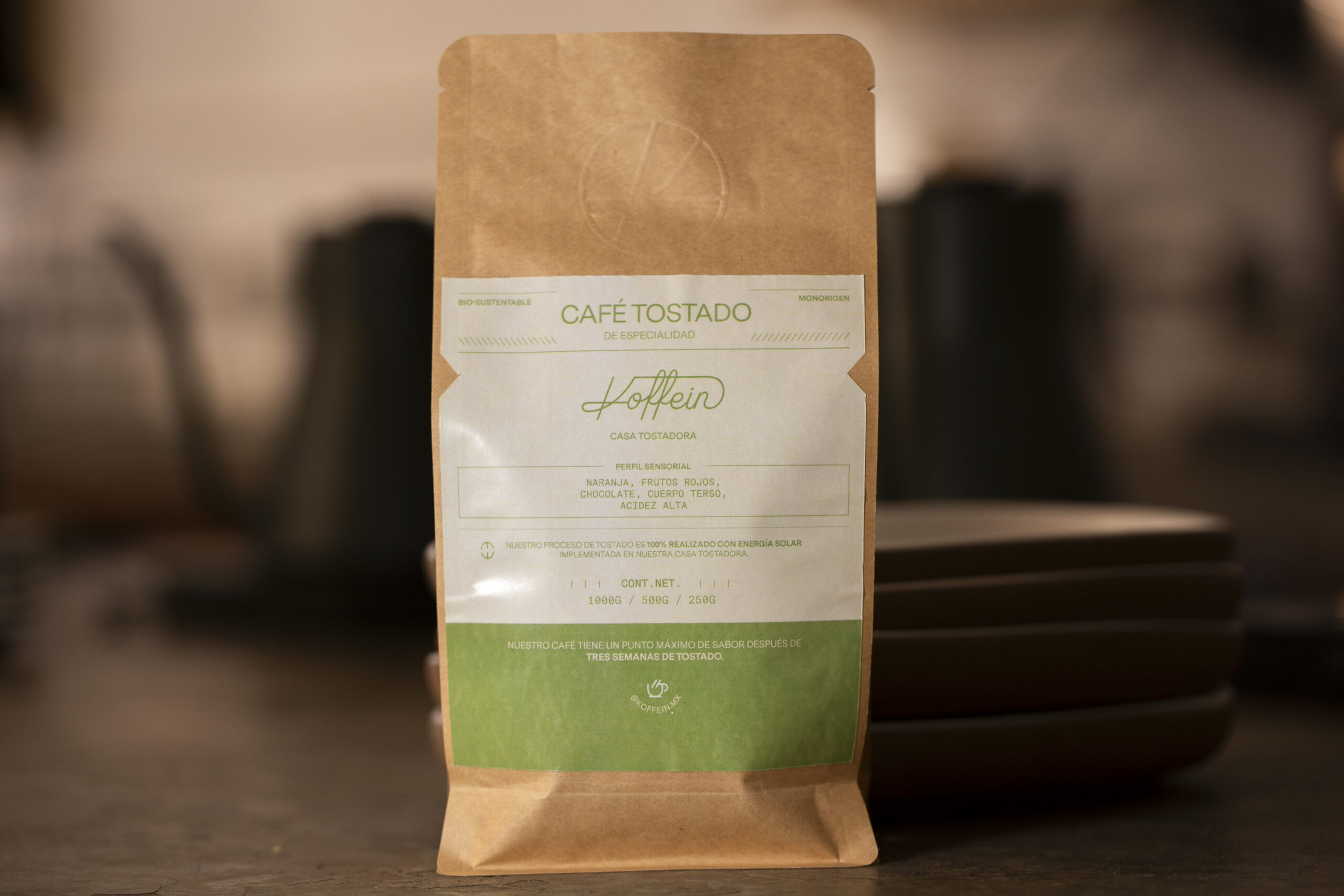 Bolsa de café de especialidad El Mirador, proceso lavado, cultivado en Zapotitlán de Méndez, Puebla