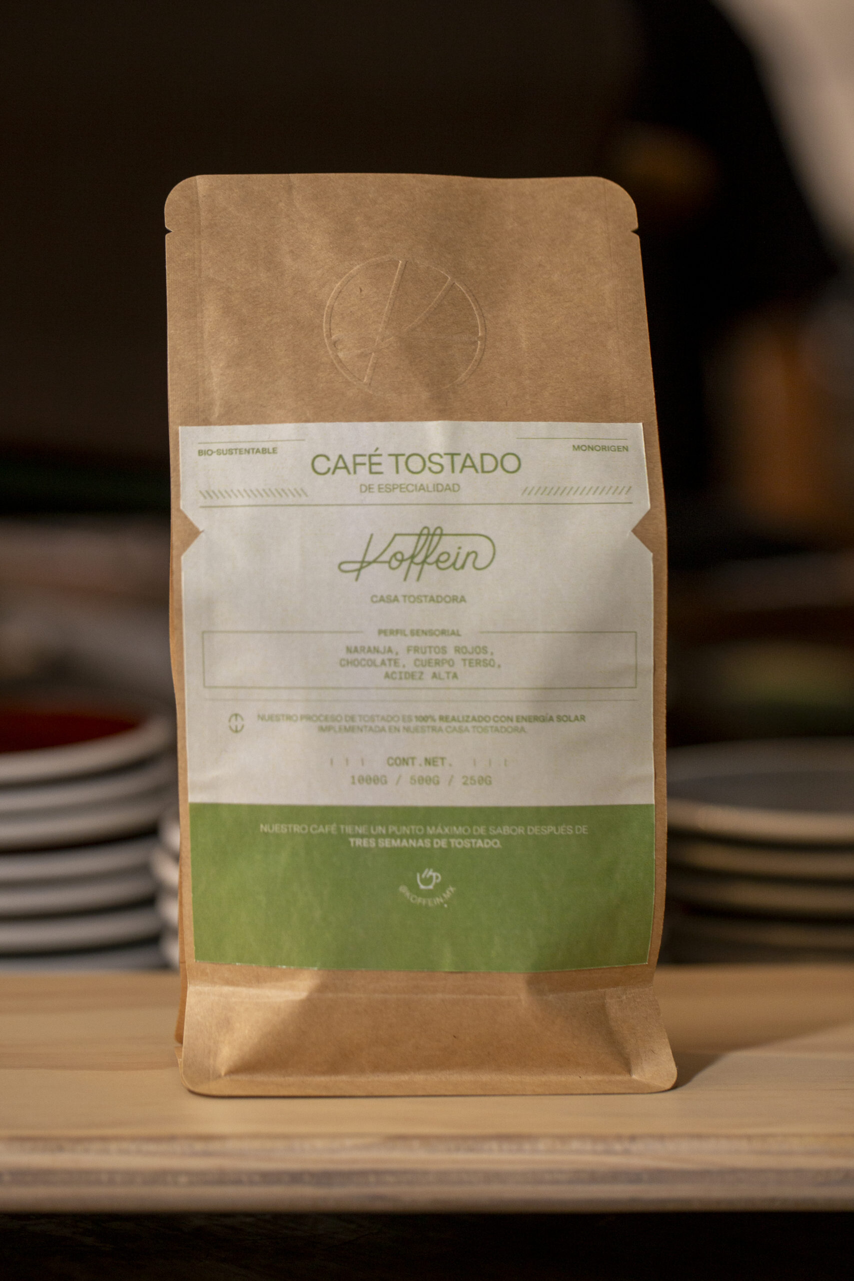 Bolsa de café de especialidad El Mirador, proceso lavado, cultivado en Zapotitlán de Méndez, Puebla