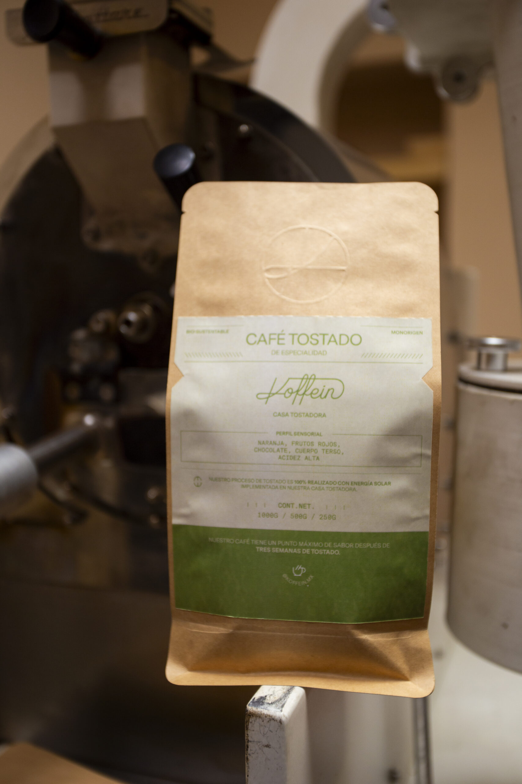 Bolsa de café de especialidad El Mirador, proceso lavado, cultivado en Zapotitlán de Méndez, Puebla